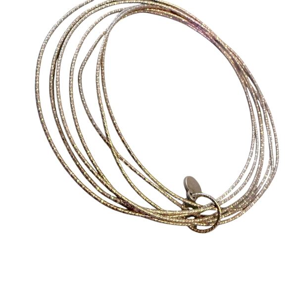 Silpada 925 Sterling Silver Lasting Impression Bangle Bracelets - Picture 2 of 9